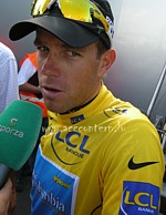 Kim Kirchen avant la septime tape du Tour de France 2008